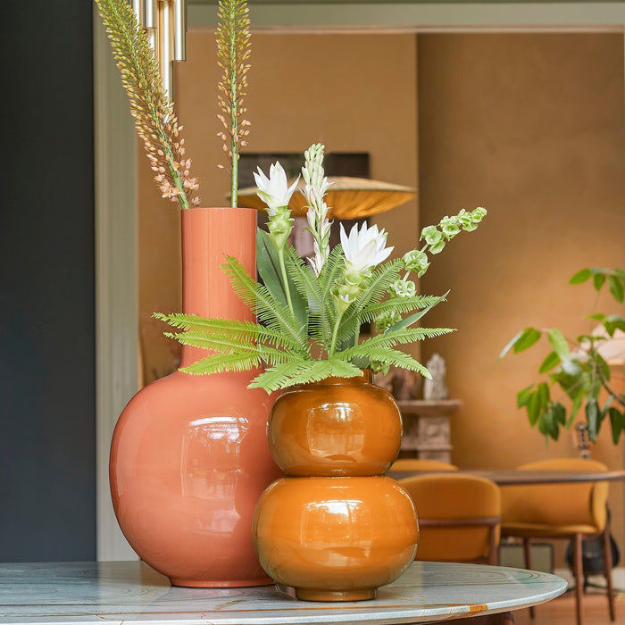 Mica Decorations Boyd Vaas - H37 x Ø26 cm - Bruin