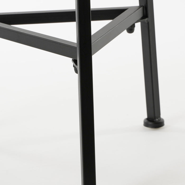 Mica Decorations Plantentafel - H80 x Ø30 cm - Metaal - Zwart