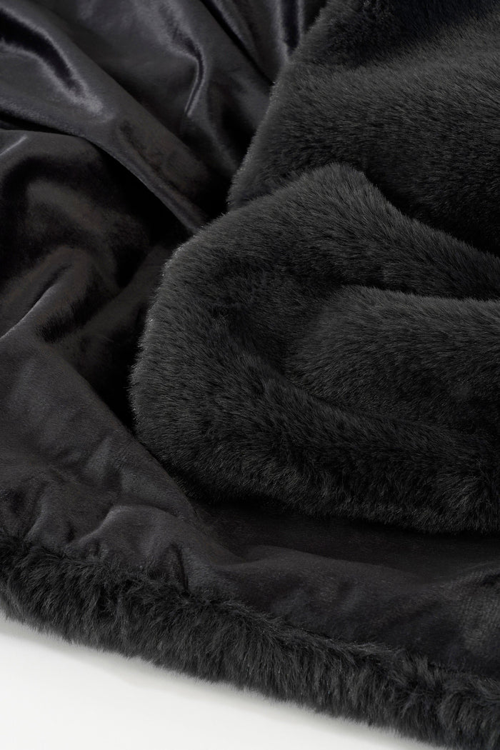 In The Mood Collection Bronte Fleece Deken - L200 x B150 cm - Zwart