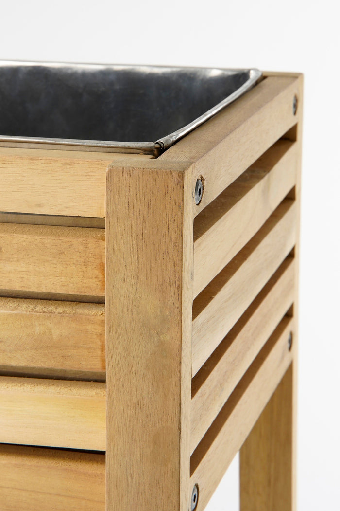 Mica Decorations Glenwood Plantenbak voor Buiten - Acaciahout - Bruin