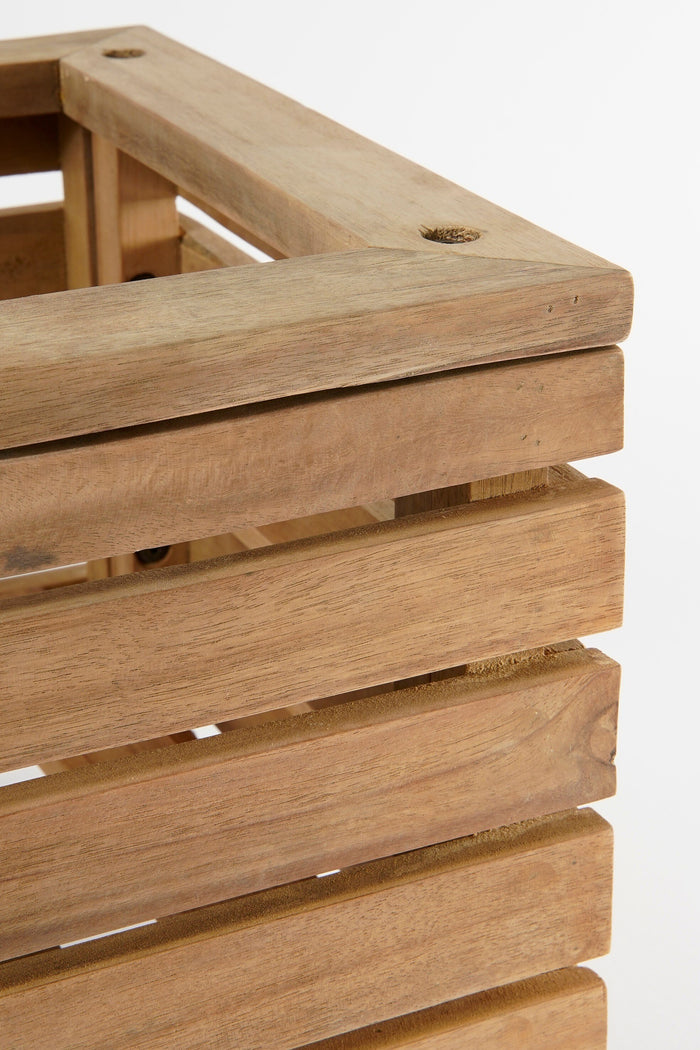 Mica Decorations Glenwood Plantenbak voor Buiten - Acaciahout - Bruin