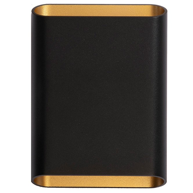 Artdelight Wandlamp Diaz-L Zwart - Goud Led 2 x 6Watt IP65