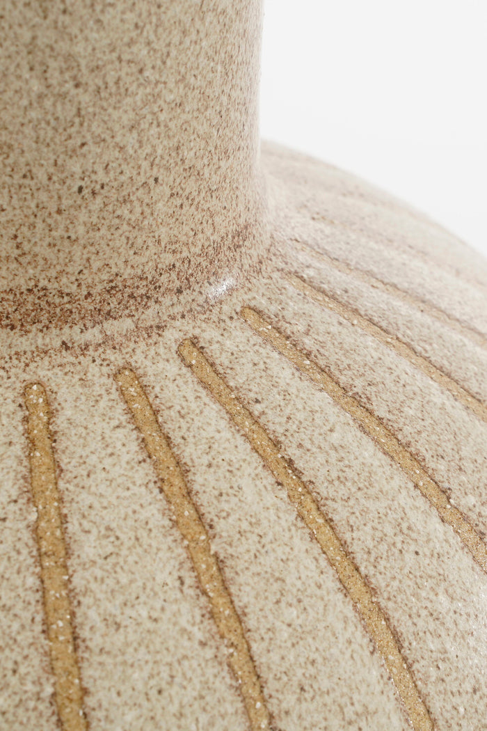 Mica Decorations Holm Vaas - H52 x Ø34 cm - Keramiek - Crème