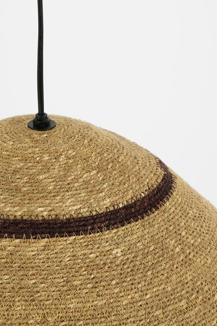 Mica Decorations Joulz Hanglamp - H22 x Ø41 cm - Jute - Lichtbruin