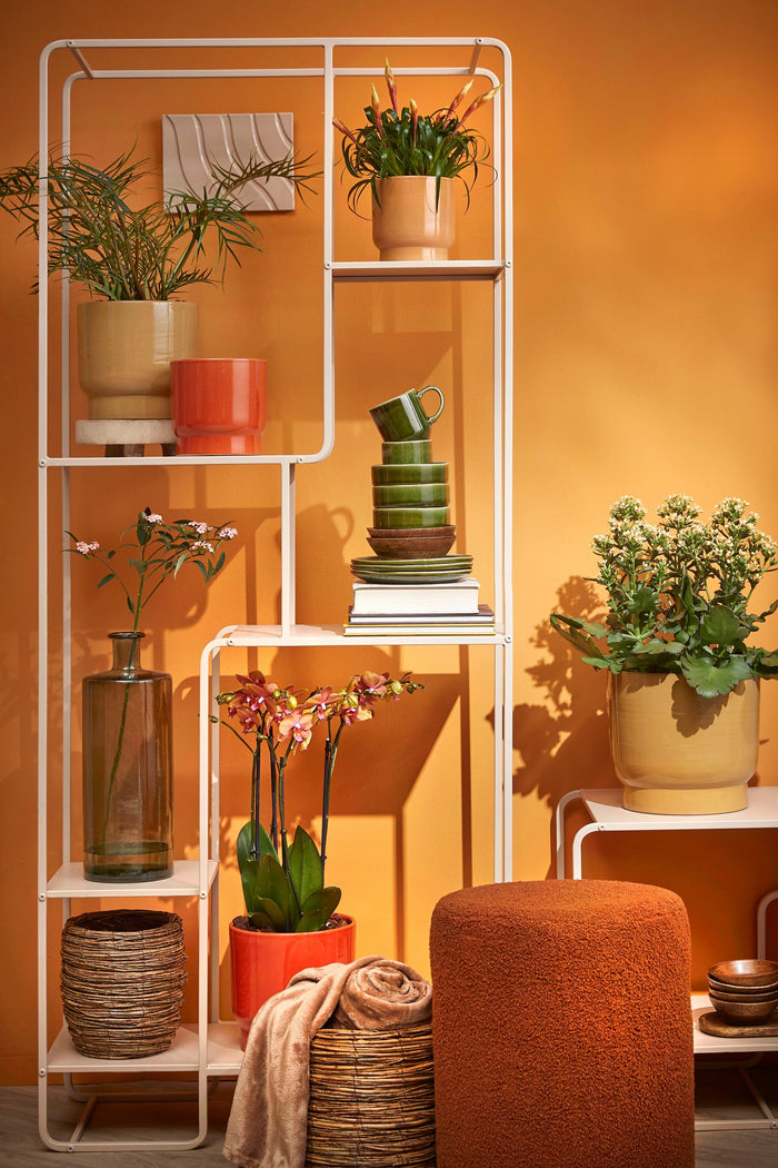 Mica Decorations Rhea Ontbijtbord - Ø20 cm - Keramiek - Groen