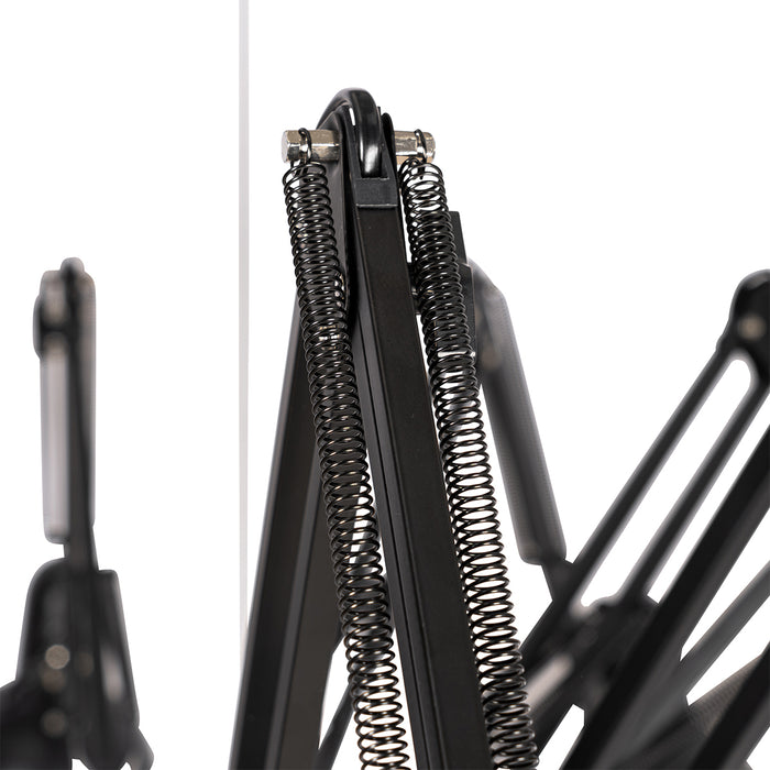 QAZQA Industriële hanglamp zwart 16-lichts verstelbaar - Hobby Spinne