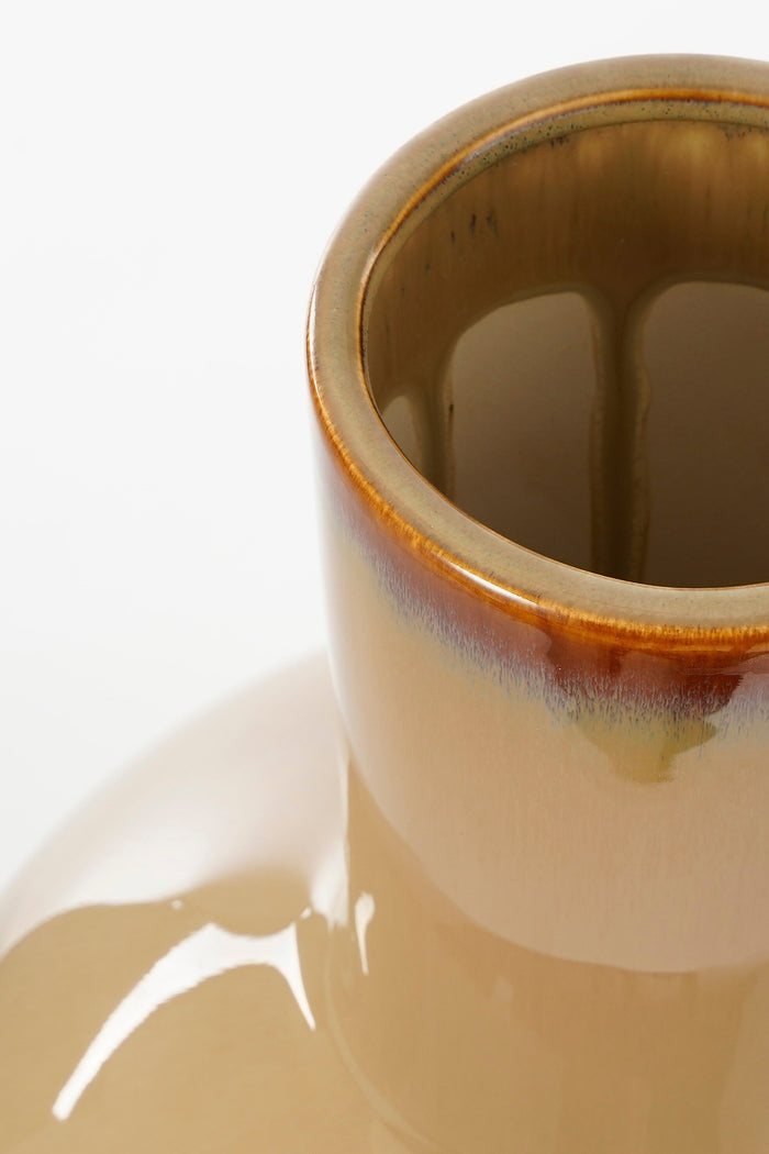 Mica Decorations Holm Vaas - H52 x Ø34 cm - Keramiek - Crème