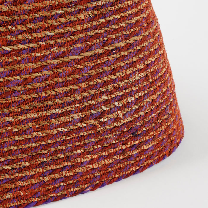 House of Seasons Kerstboomrok - H26 x Ø50 cm - Zeegras - Rood