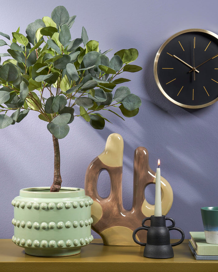 Mica Decorations Decoratie Object - L28 x B7,5 x H35 cm - Groen