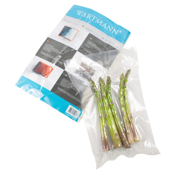 Set van 2 rollen folie voor de vacumeermachine, 20cm x 6m, - Wartmann