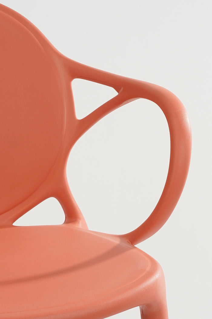 Mica Decorations Nebraska Tuinstoel - Polypropyleen - Zalm