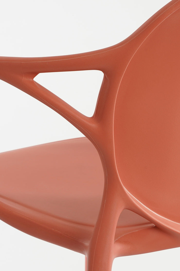 Mica Decorations Nebraska Tuinstoel - Polypropyleen - Zalm