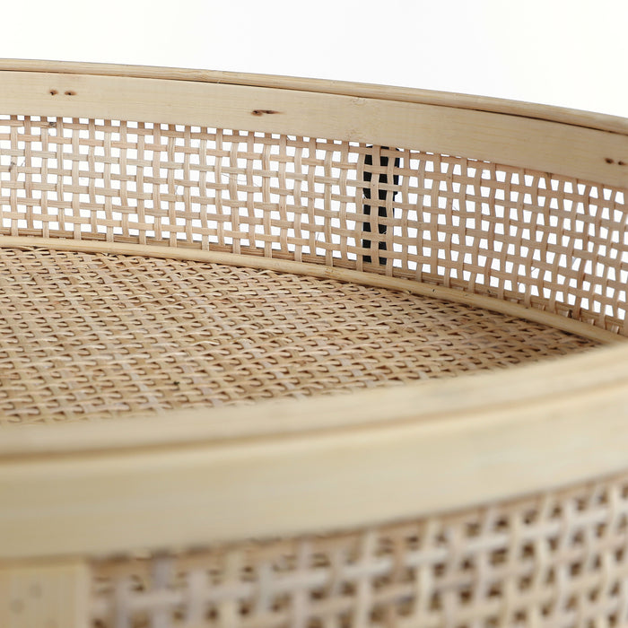 Mica Decorations Leandro Bijzettafel - Set van 2 - H53 cm - Zwart