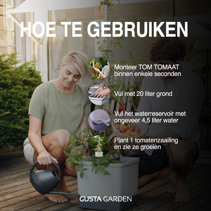 Gusta Garden - Tom Tomato - Tomatenplantenbak met watertank