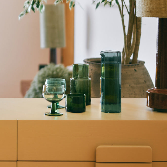 HKliving Sunlit Karaf - Teal