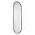 Fragix Boston Passpiegel Ovaal - Zwart - Metaal - 130x40
