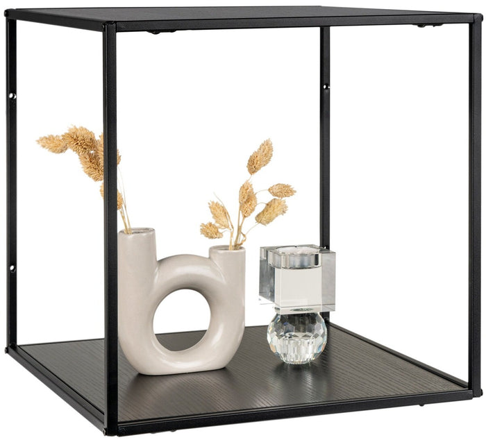 House Nordic Vita Zwarte Wandkubus Open