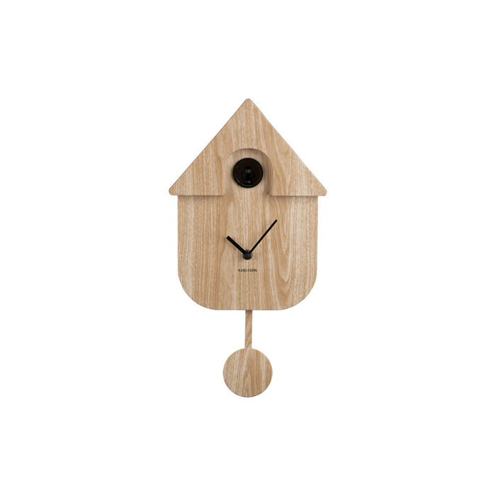 Karlsson Wandklok Modern Cuckoo - Naturel - 8,5x21,5x41cm