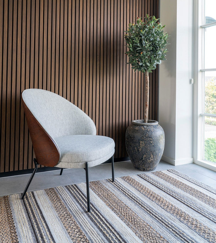 House Nordic Morena 200 x 300 cm Vloerkleed Naturel | Grijs