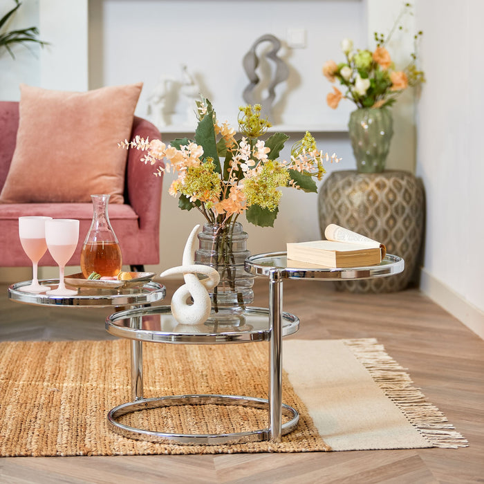 Leitmotiv - Sofa Royal velvet mauve pink