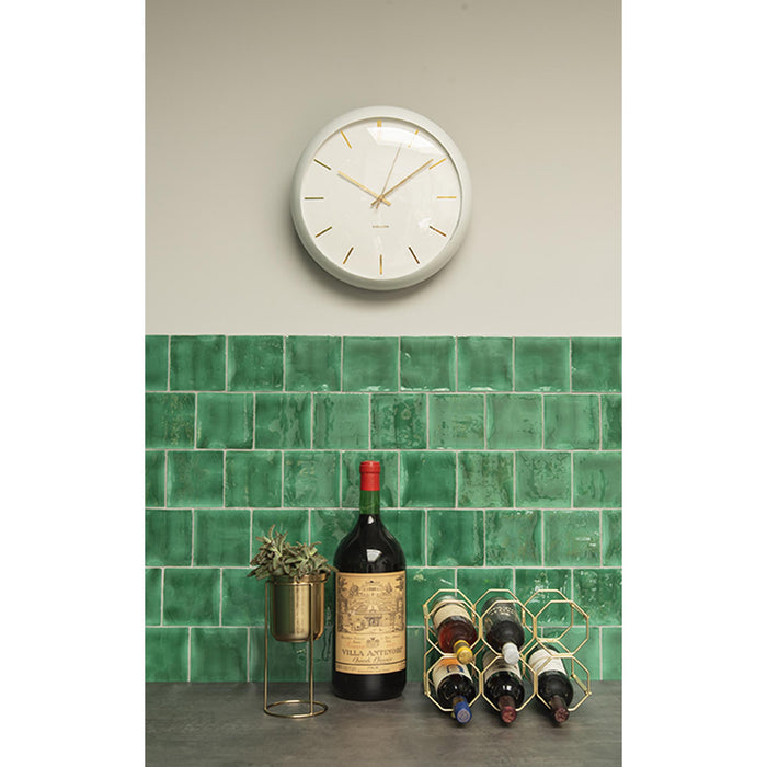 Present Time Wijnrek Honeycomb - IJzer Goud, opvouwbaar - 31x16,5x22cm