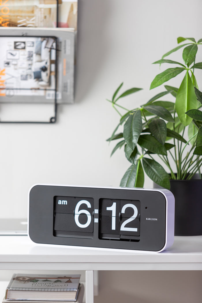 Karlsson - Wall Clock Wide Flip