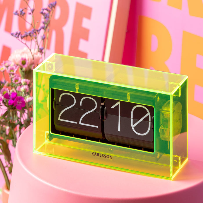 Karlsson - Table clock Boxed Flip