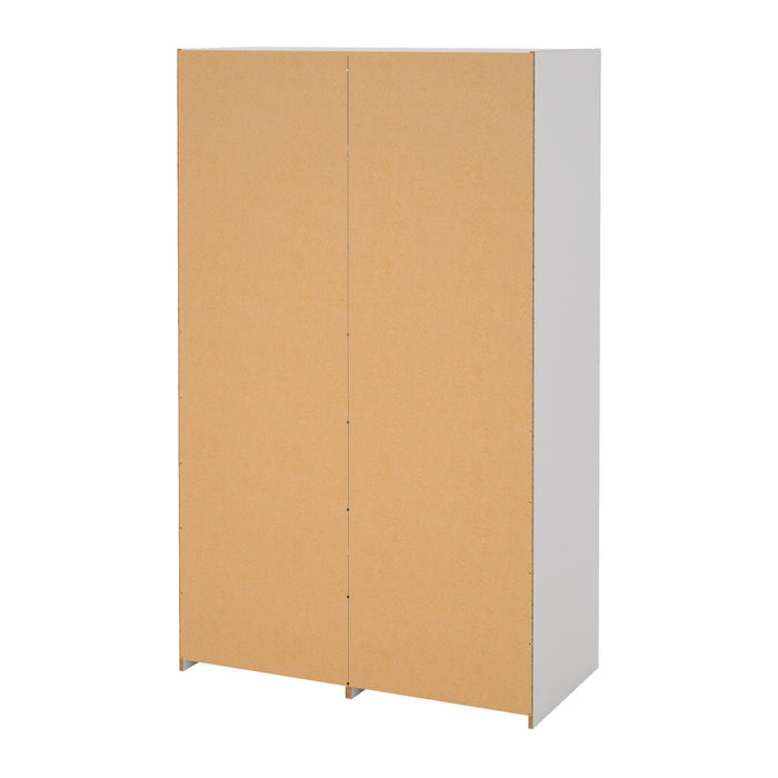 by fonQ basic Slim Kledingkast - B 121,2 cm - Wit