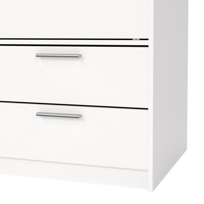 by fonQ basic Slim Kledingkast - B 121,2 cm - Wit