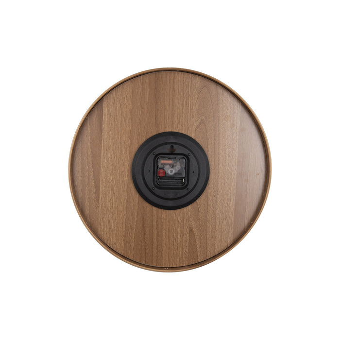 Karlsson - Wall clock Pure wood grain large sand brown