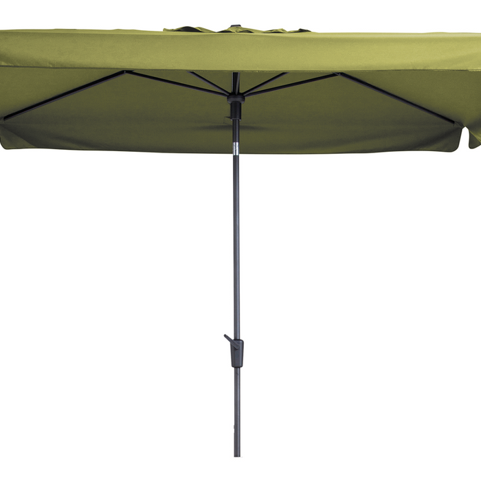 Madison stokparasol Delos luxe Sage Green 200x300 cm.