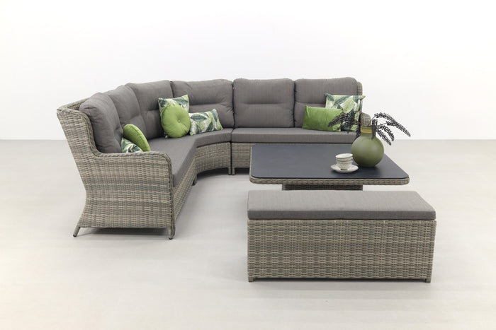 VDG Sandigo lounge dining set met bijzetbank