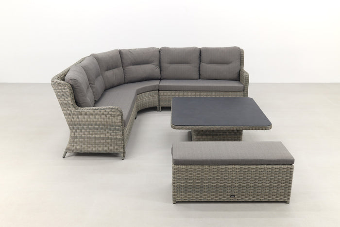 VDG Sandigo lounge dining set met bijzetbank