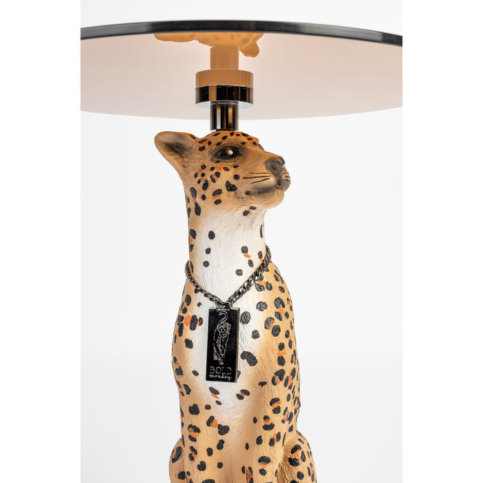 Bold Monkey Proudly Crowned Panther bijzettafel spotted - Beige
