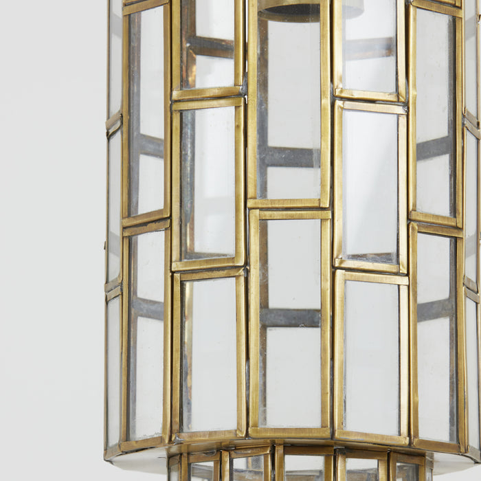 Light&living Hanglamp Ø15x31 cm SØSTRENE antiek brons+glas