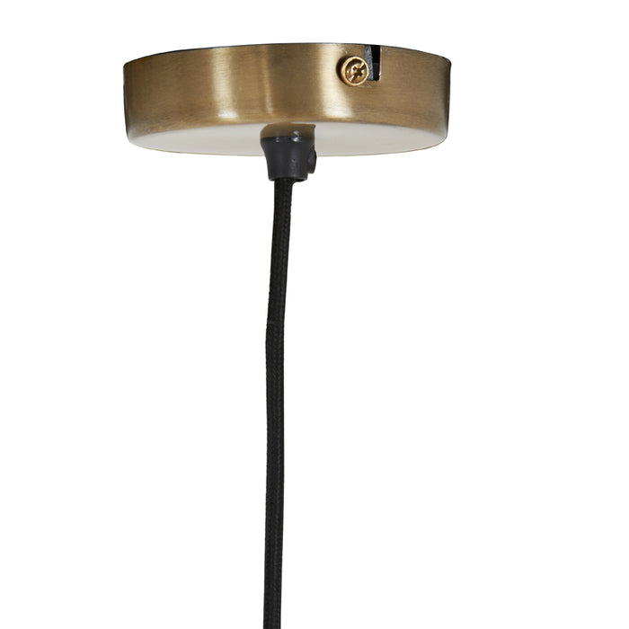 Light&living Hanglamp Ø15x31 cm SØSTRENE antiek brons+glas