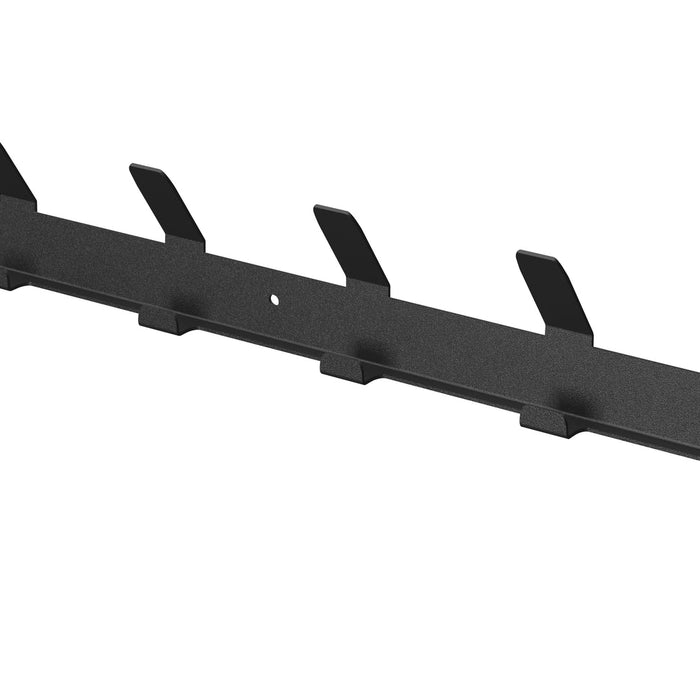 Gorillz Trim 50 Kapstok -12 haken (lengte) 55 cm - Metaal - Zwart