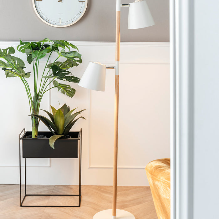 present time - Plant pot set Essence straight iron black