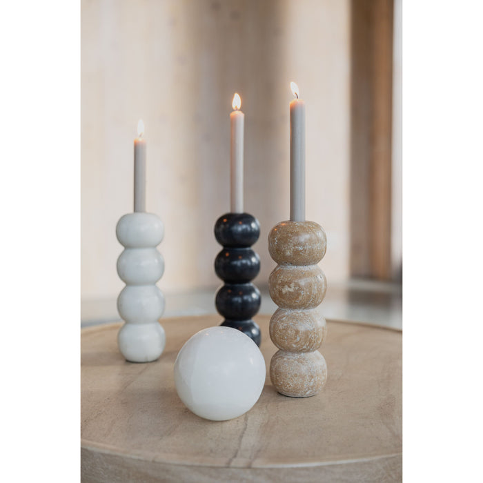 Zuiver Rome Kandelaar Marmer Zwart