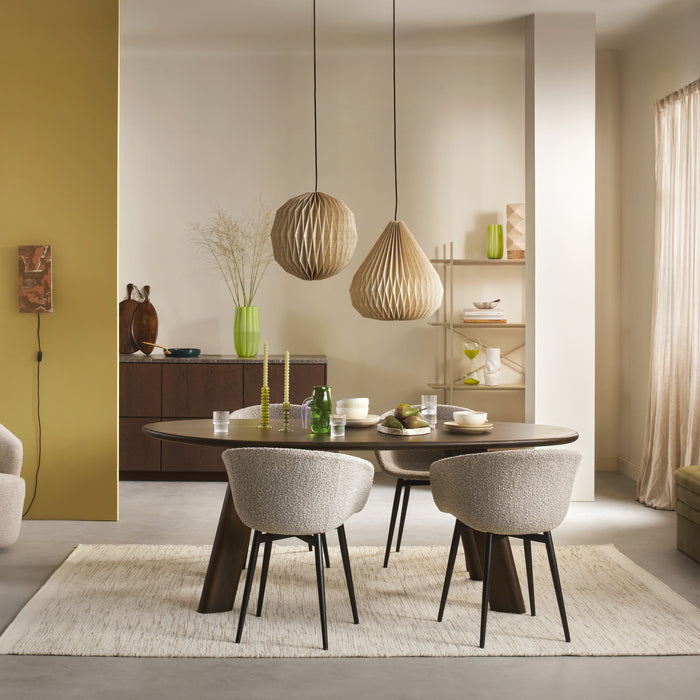 by fonQ Linen Hanglamp Ø 41 cm - Kegel