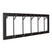 LOFT42 Industry Kapstok – Metaal - Zwart – 10 haken