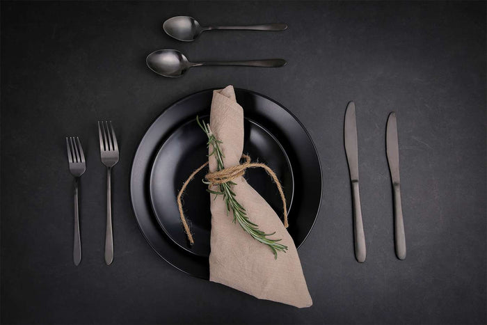 Buccan - Bestekset - London - 39 delig - Zwart