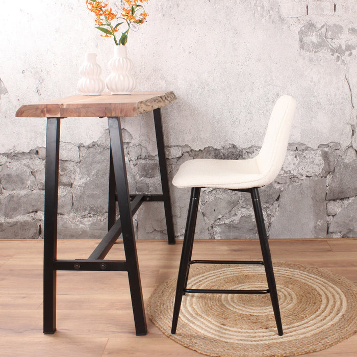 DS4U - Gaby barkruk 65 cm boucle ivoor