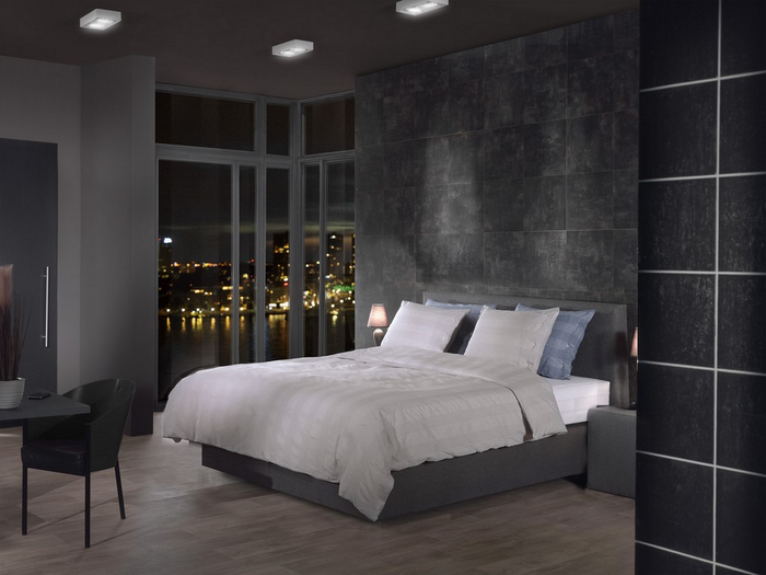 Yellow Dekbedovertrek Katoen Arrezo - vapor grey