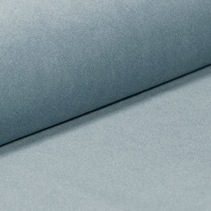 Nolon Nola-Fé draaibare eetkamerstoel velvet blauw - wit onderstel