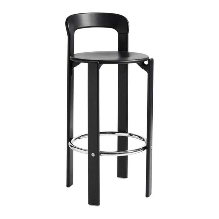 HAY Rey Barkruk High H 75 cm - Deep Black