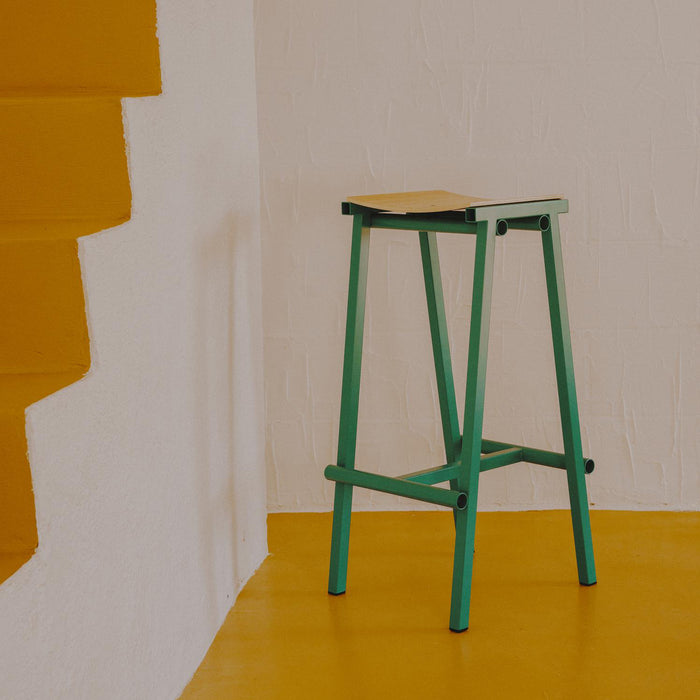 HAY Taburete 8 Barkruk High H 75 cm - Soft Jade