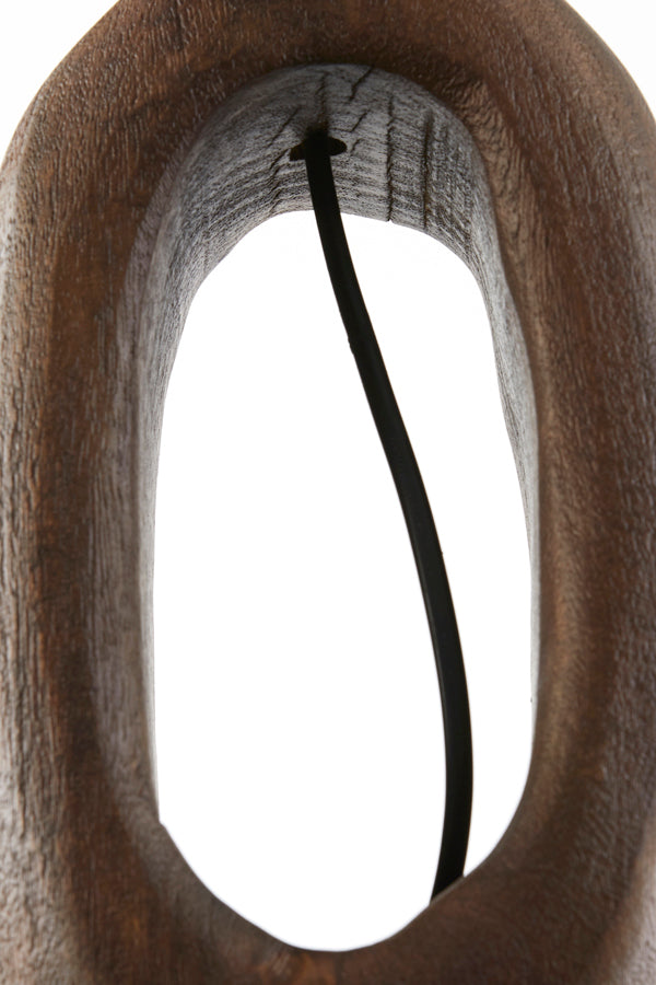 Light&living Lampvoet 14x12x58 cm DJANGO hout mat roodbruin