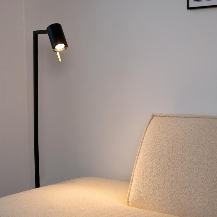 Lucide Lesley Vloerlamp 1 x GU10 - Zwart