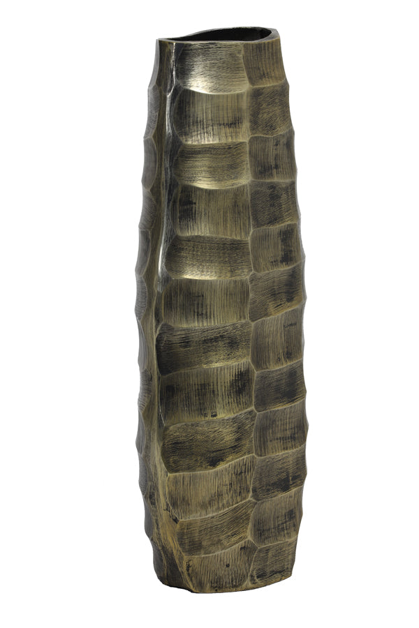 Light & Living Light&living Vaas deco 20x11x42 cm MUKA antiek brons